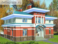 Проект кирпичного дома S-312-1K - стоимость строительства