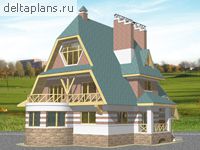 Проект кирпичного дома S-381-1K - стоимость строительства