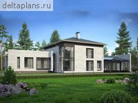 Проект кирпичного дома M-558-1K - стоимость строительства