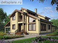 Проект деревянного дома M-187-1D - стоимость строительства