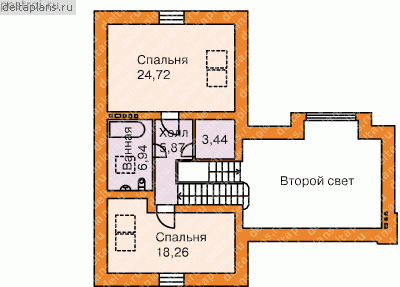 Проект O-158-1K - 2-й этаж