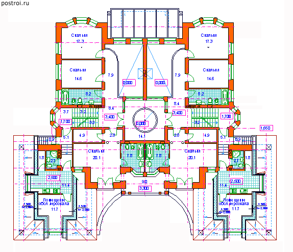 Проект S-856-1K - 2-й этаж