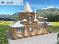 Проект деревянного дома V-187-1D - стоимость строительства