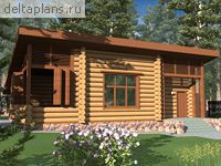 Проект деревянного дома E-090-1D - стоимость строительства