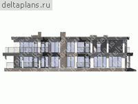Проект U-488-1K - Передний фасад