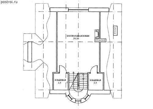 Проект дома N-251-1P - Мансардный этаж