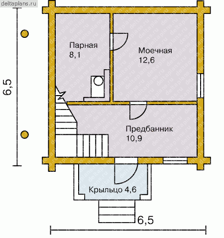 Проект M-062-1D - 1-й этаж