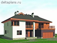 Проект кирпичного дома M-493-1K - стоимость строительства