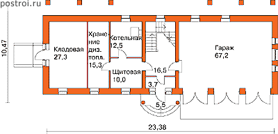 Проект S-267-1K - 1-й этаж