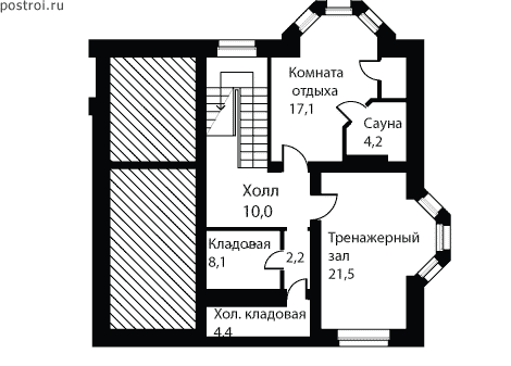 Проект O-328-2K - Цокольный этаж