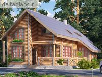 Проект деревянного дома Q-148-1D - стоимость строительства