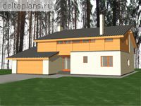 Проект дома из пеноблоков M-211-1P - стоимость строительства