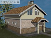 Проект кирпичного дома A-145-1K - стоимость строительства