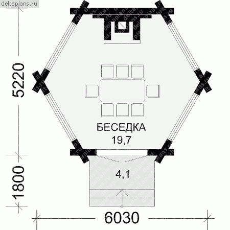 Проект G-021-1D - 1-й этаж