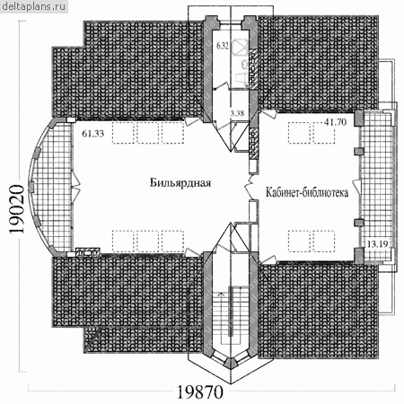 Проект K-493-1P - Мансардный этаж