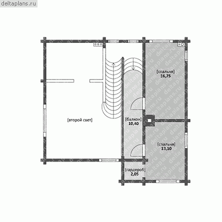 Проект M-142-1D - Мансардный этаж
