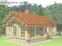 Проект деревянного дома A-187-1D - стоимость строительства