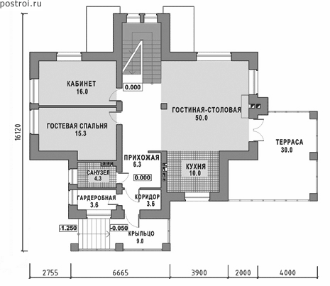 Проект E-357-1K - 1-й этаж