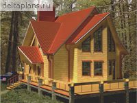 Проект деревянного дома A-203-1D - стоимость строительства