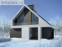 Проект кирпичного дома M-191-1K - стоимость строительства