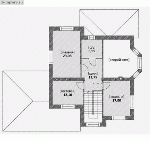 Проект N-216-1K - 2-й этаж