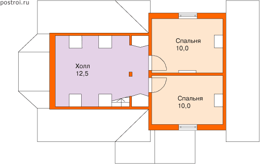 Проект D-088-1S - Мансардный этаж