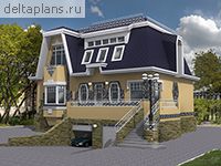 Проект кирпичного дома K-280-1K - стоимость строительства