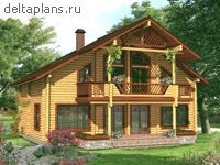 Проект деревянного дома D-207-1D - стоимость строительства