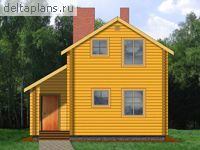 Проект деревянного дома A-093-1D - стоимость строительства