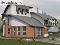 Проект кирпичного дома J-353-1K - стоимость строительства