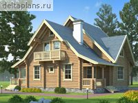 Проект деревянного дома L-192-1D - стоимость строительства