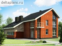 Проект кирпичного дома O-354-1K - стоимость строительства
