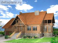 Проект деревянного дома K-342-1D - стоимость строительства
