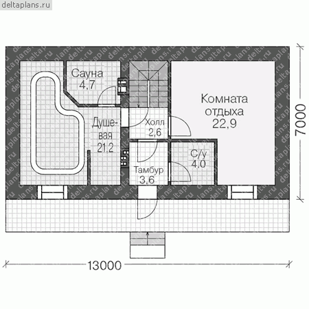 Проект V-182-1K - 1-й этаж