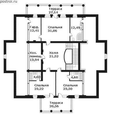 Проект U-655-1K - Мансардный этаж