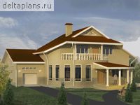 Проект кирпичного дома A-320-1K - стоимость строительства