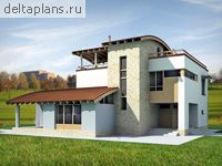Проект кирпичного дома M-287-1K - стоимость строительства