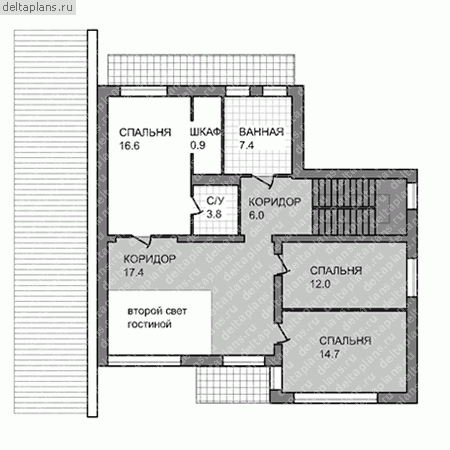 Проект E-231-1P - Мансардный этаж