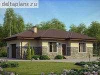 Проект кирпичного дома V-193-1K - стоимость строительства