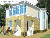 Проект кирпичного дома R-180-1K - стоимость строительства