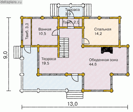 Проект Q-148-1D - 1-й этаж