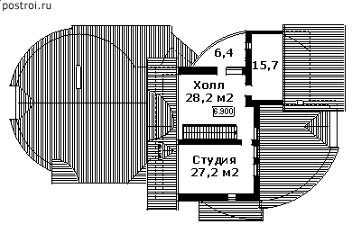 Проект J-411-1K - Мансардный этаж