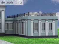 Проект кирпичного дома L-254-1K - стоимость строительства