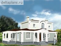 Проект кирпичного дома R-147-1K - стоимость строительства