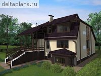 Проект кирпичного дома A-344-1K - стоимость строительства